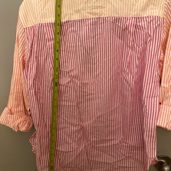 NWT Loft Stripe Relaxed Everyday Shirt Small - Picture 9 of 10